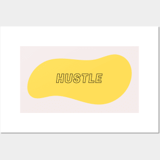 Hustle minimalist Posters and Art